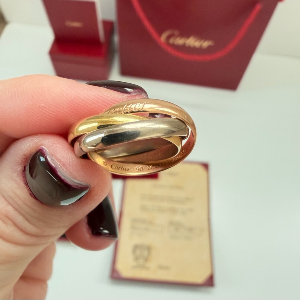 Cartier 18k gold Trinity Ring, Small Model - Picture 5 of 11